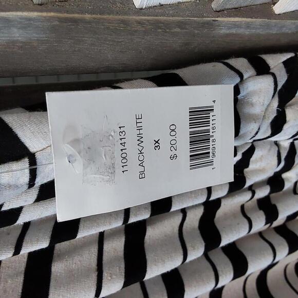 Trendy Striped Casual Tee | Daily Thread | 3x - Picture 8 of 10